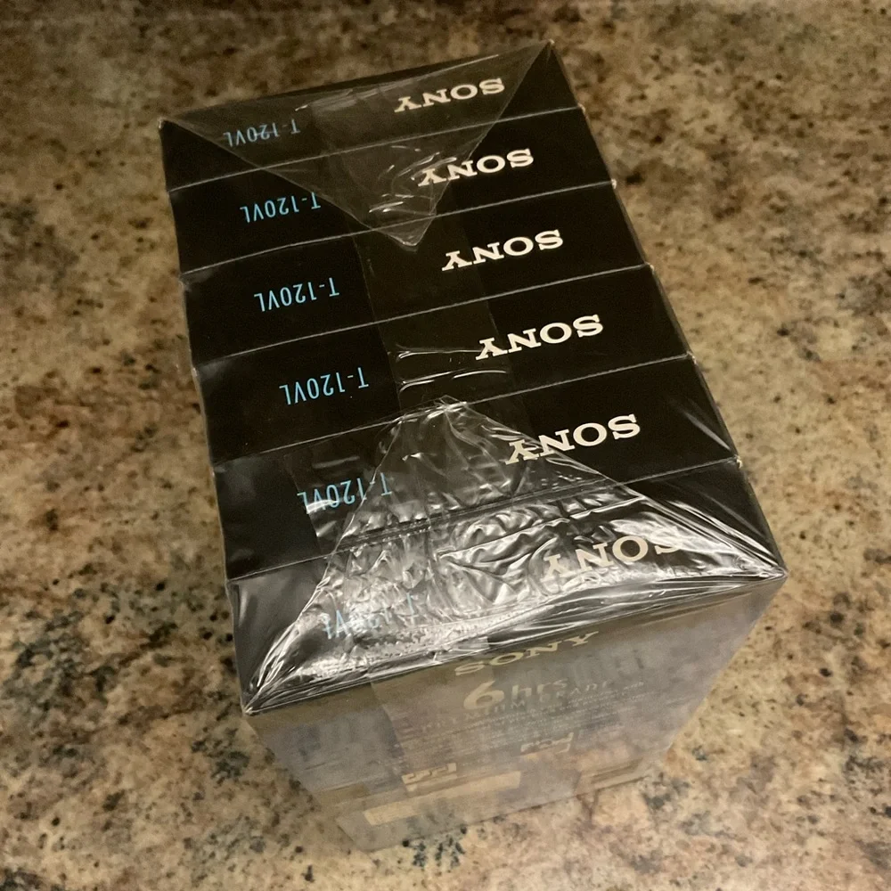 Sony Premium Grade VHS Tapes Pack of 6